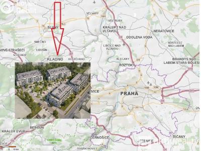 Sale apartment 1+KK Kladno, Ke stadionu 3569 č. 27
