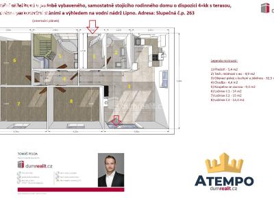 Продажа семейного дома Lipno nad Vltavou č. 4