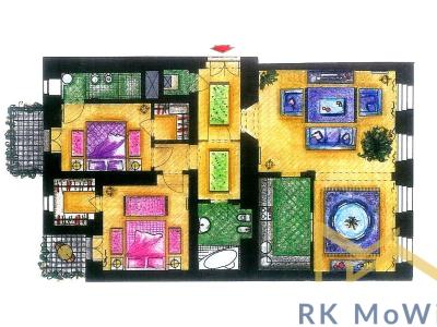 Pronájem bytu 3+1 Praha, Hořejší nábřeží č. 8