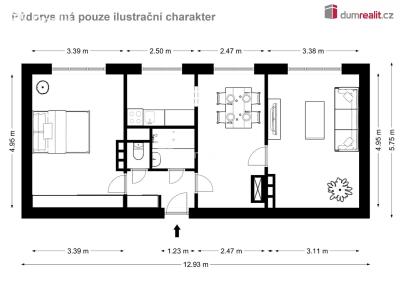 Продажа квартиры 3+1 Pohorská Ves č. 5