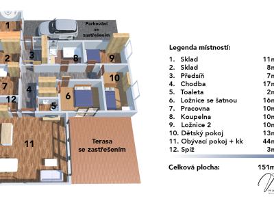 Prodej rodinného domu Pardubice, Nábřežní č. 40