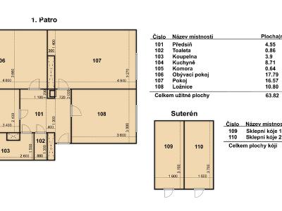 Sale apartment 3+1 Džbánice č. 13