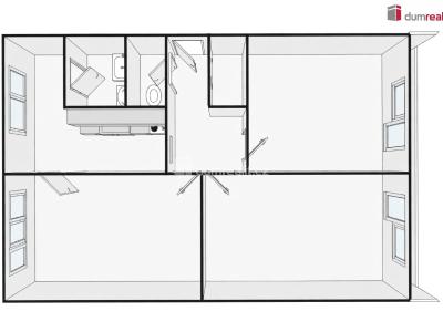 Продажа квартиры 3+1 Břeclav, Slovácká č. 18