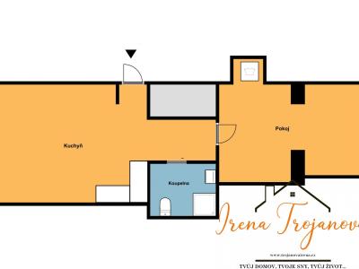 Rent apartment 2+KK Benešov, Černoleská 584 č. 2