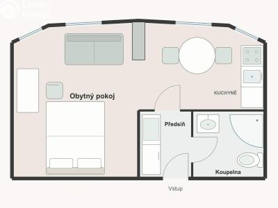 Prodej bytu 1+KK Praha, Chelčického č. 16