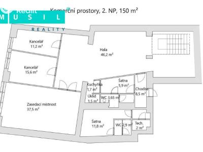 Pronájem obchodního prostoru Olomouc, Horní náměstí č. 15