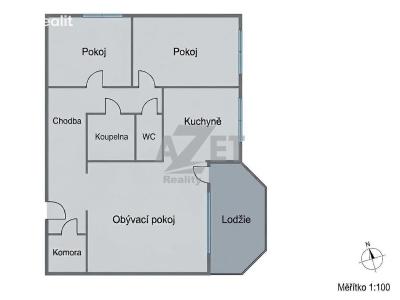 Sale apartment 3+1 Orlová, Ke Studánce 1027 č. 12