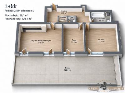 Продаж квартири 3+KK Svitavy, Svitavská č. 11
