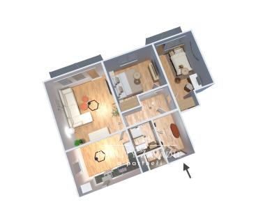 Продаж квартири 3+1 Vlašim, Komenského 1414 č. 4