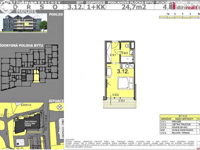 Prodej bytu 1+KK Harrachov č. 9