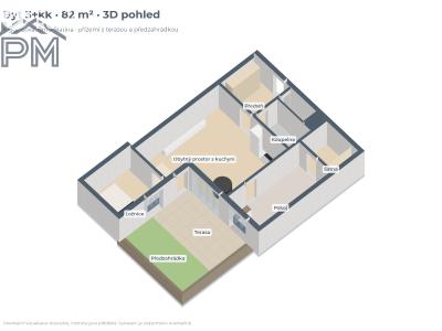 Pronájem bytu 3+KK Brno, Kigginsova č. 5