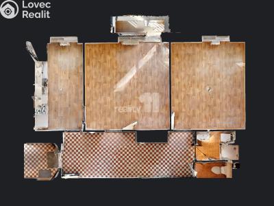 Sale apartment 2+1 Pardubice, náměstí Dukelských hrdinů č. 21