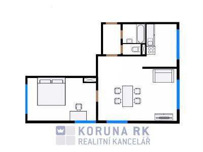 Sale apartment 2+1 Malovice č. 3