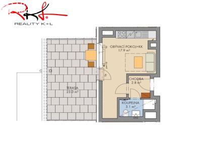 Rent apartment 1+KK Praha, Thomasova č. 4