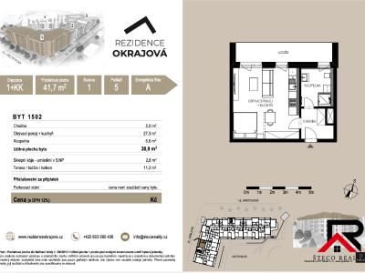 Prodej bytu 1+KK Třebíč, Stavební č. 9