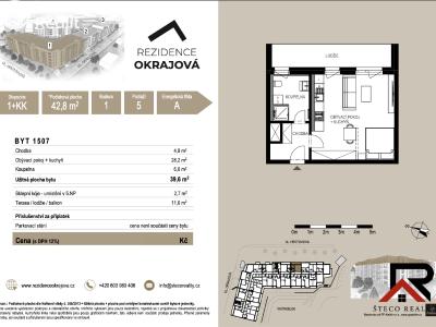 Prodej bytu 1+KK Třebíč, Stavební č. 9