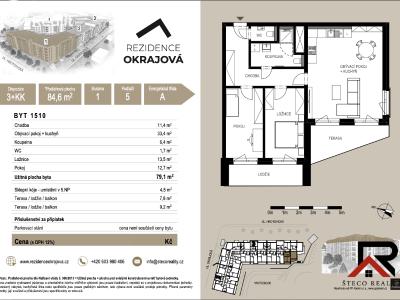 Prodej bytu 3+KK Třebíč, Stavební č. 9