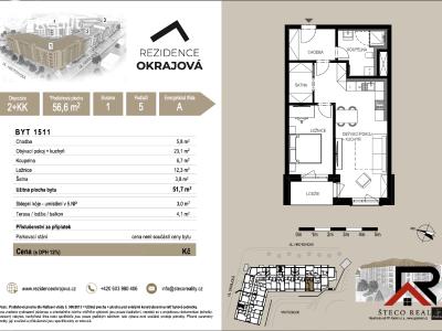 Prodej bytu 2+KK Třebíč, Stavební č. 9