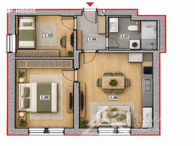 Sale apartment 3+KK Kašperské Hory, Zlatá stezka 186 č. 24