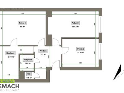 Rent apartment 3+1 Kněžpole č. 2