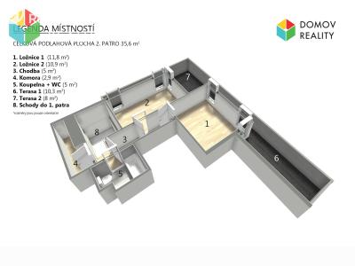 Rent apartment 4+KK Beroun, Nad Paloučkem 1717 č. 20