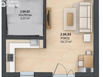 Rent apartment 1+KK Chlumec nad Cidlinou, Rooseveltova č. 9