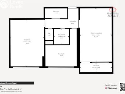 Продажа квартиры 2+1 Sázava, Sklářská 306 č. 17
