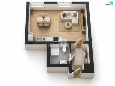 Sale apartment 1+KK Jablonec nad Nisou, Palackého č. 8