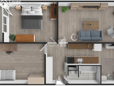 Sale apartment 3+1 Chodov, Čs. odbojářů č. 27