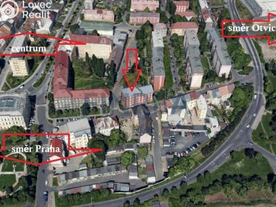 Rent apartment 1+KK Chomutov, Partyzánská č. 10