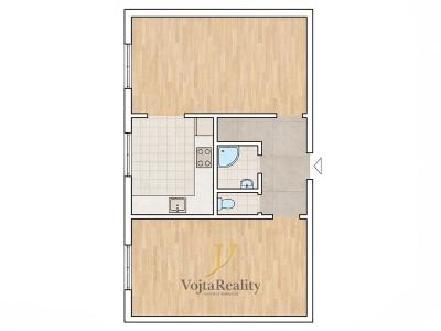 Rent apartment 2+1 Olomouc, Blanická č. 13