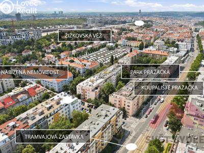 Rent apartment 1+KK Praha, Biskupcova č. 24