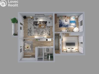 Rent apartment 3+1 Kamenný Přívoz č. 10
