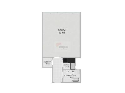 Sale apartment 1+KK Praha, Velehradská č. 9