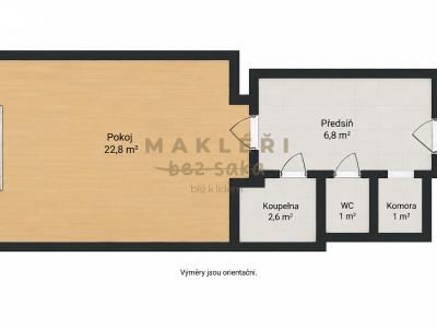 Продажа квартиры 1+KK Praha, Prouzova č. 27