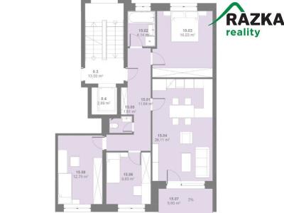 Sale apartment 4+KK Tachov, Palackého č. 7