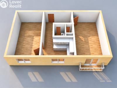 Sale apartment 2+1 Chomutov, Mjr. Šulce č. 23