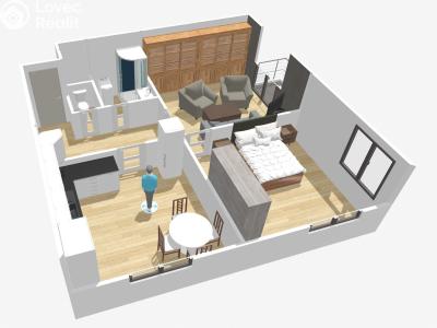 Sale apartment 2+1 Příbram, Edvarda Beneše 59 č. 3