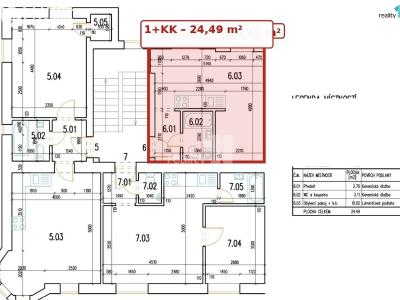 Sale apartment 1+KK Praha 9, Českobrodská č. 10