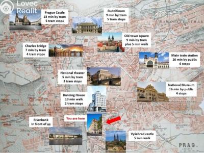 Pronájem bytu 4+KK Praha, Na hrobci č. 22