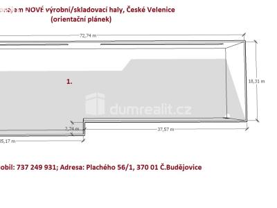 Аренда производственного цеха České Velenice č. 2