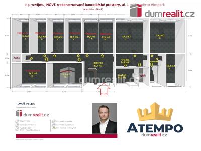 Оренда офісного приміщення Vimperk, 1. máje č. 4