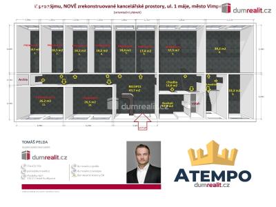 Оренда офісного приміщення Vimperk, 1. máje č. 5