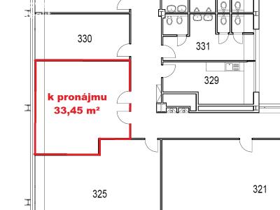 Pronájem kanceláře Praha, Sokolovská č. 3