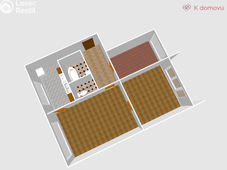 Продаж квартири 3+1 Olomouc, Zikova 606/10 č. 2