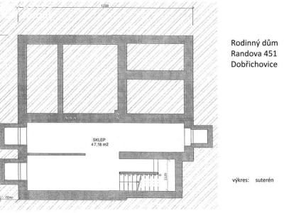 Prodej rodinného domu Dobřichovice, Randova č. 22
