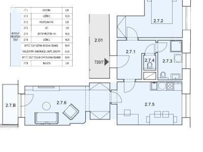Sale apartment 3+KK Praha, Na výběžku č. 13