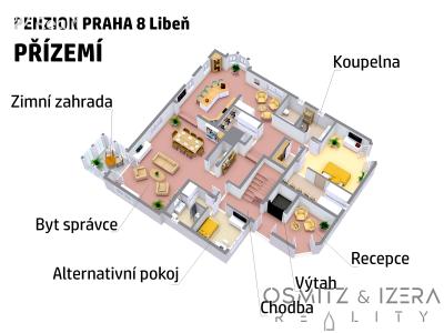 Prodej ubytovacího zařízení Praha, Davídkova č. 6