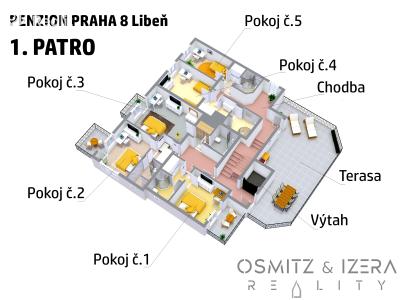 Prodej ubytovacího zařízení Praha, Davídkova č. 7