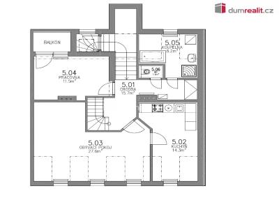 Prodej bytu 4+1 Karlovy Vary, Kolmá č. 34